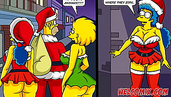 Taboe Simpsons Hentai: Homer'S Ondeugende Xmas Cadeau Aan Zijn Vrouw