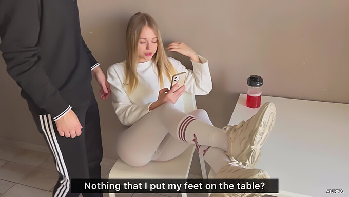 Teen Girlfriend Gets Punished For Disrespect With Foot Fetish Fucking