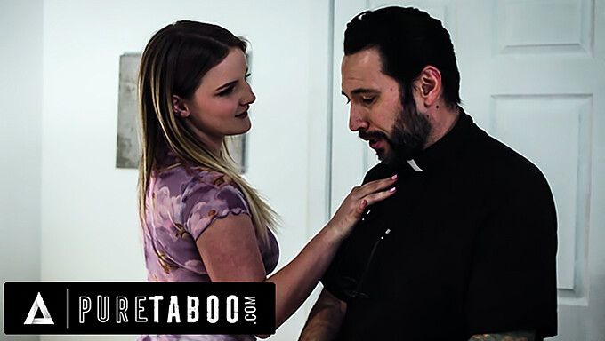 Taboo Hardcore: Genç Eliza Eves Papaz Tarafından Beceriliyor Ve Pov'Da Onu Emiyor